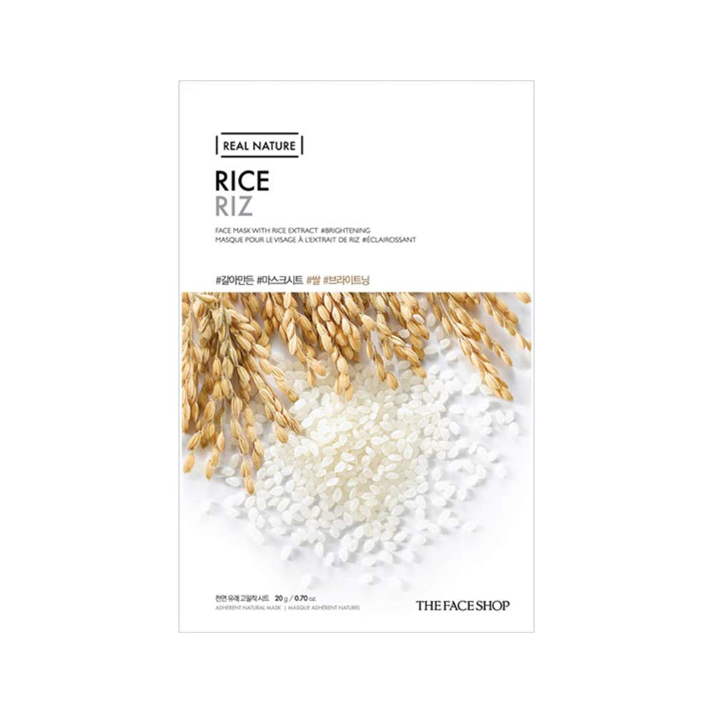 The Faceshop Real Nature Rice Face Mask 20g 